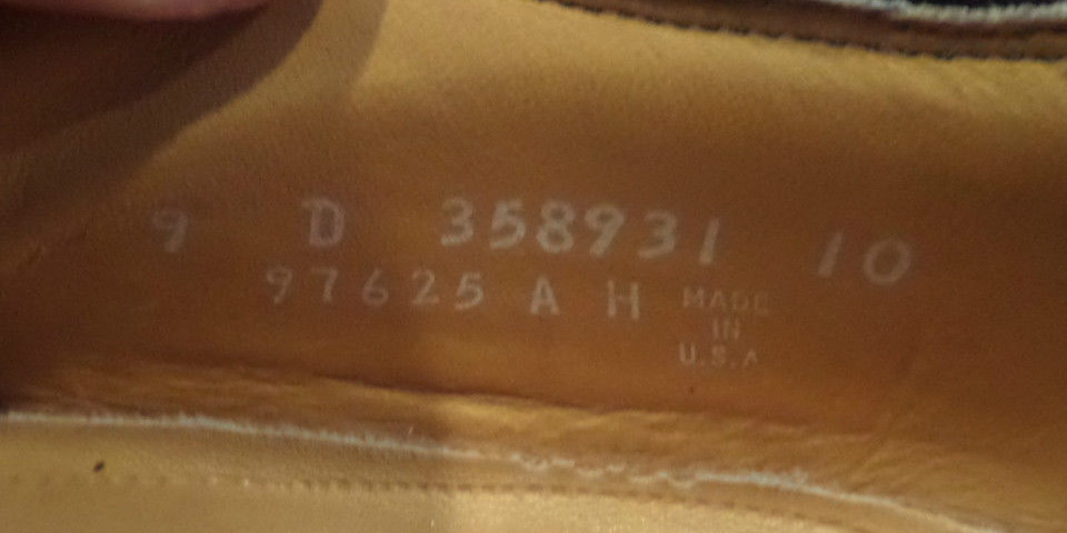 Florsheim cheap model numbers