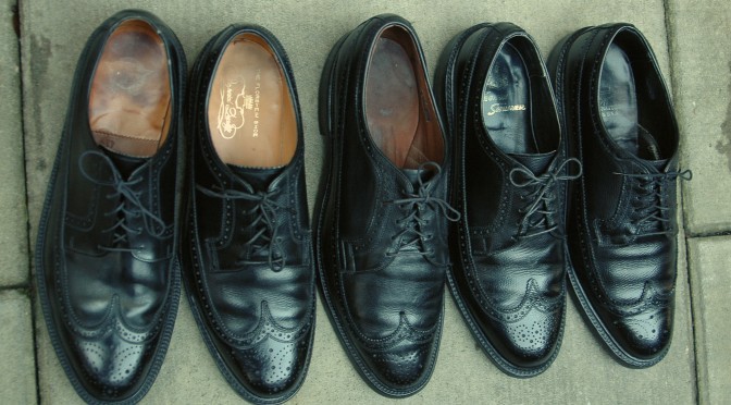 Florsheim Varsity 20686, Florsheim Imperial 92604, Allen Edmonds MacNeil 9157, French Shriner, Hanover LB Sheppard