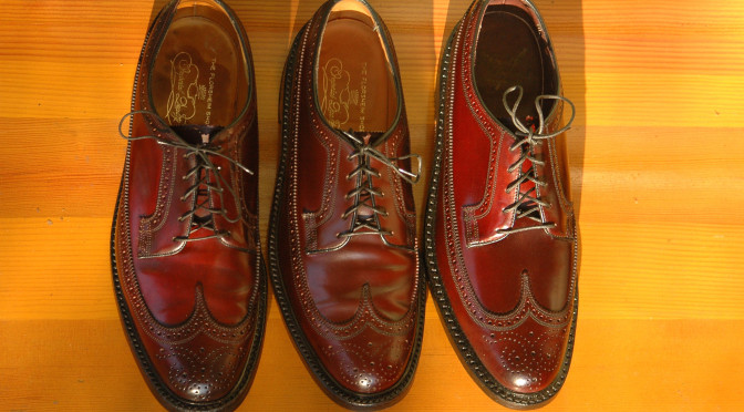 Florsheim Imperial 93605 Royal Imperial 97626 Shell Cordovan Horween Color 8 Longwing Wingtip