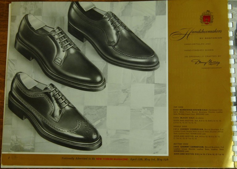 Bostonian Shoe Handshoemakers Models 2048 2034 2035 2016 LWB Longwing NST PTB