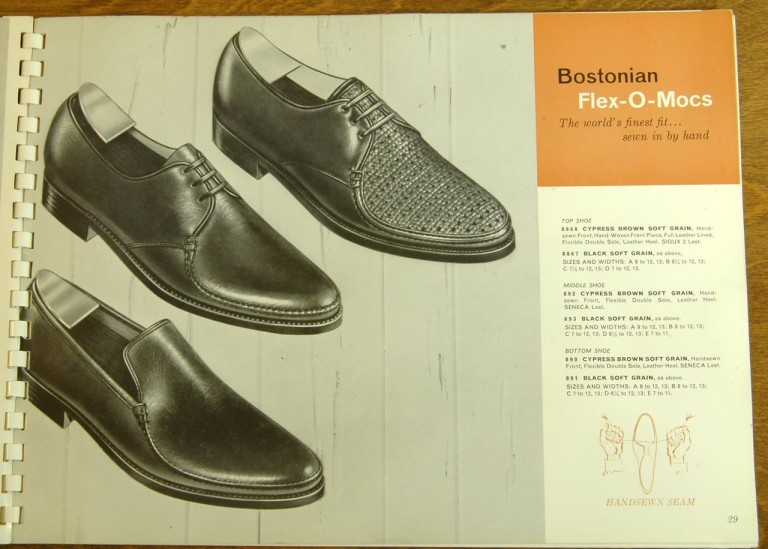 Bostonian Shoe Models 8868 8867 892 893 890 891