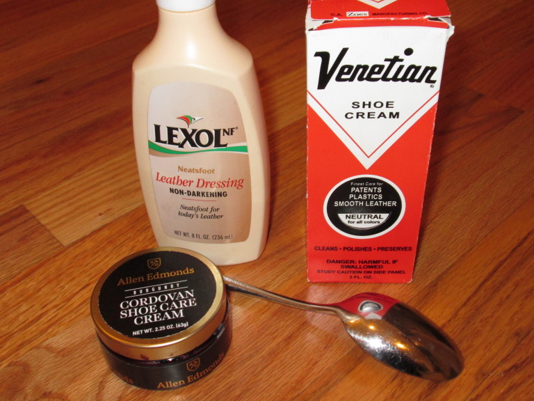 Venetian Shoe Cream Lexol NF Allen Edmonds Shell Cordovan Shoe Care Cream