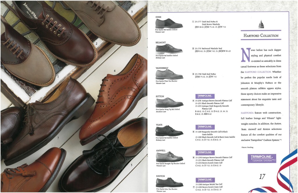 Johnston & Murphy 1992 Catalog vcleat