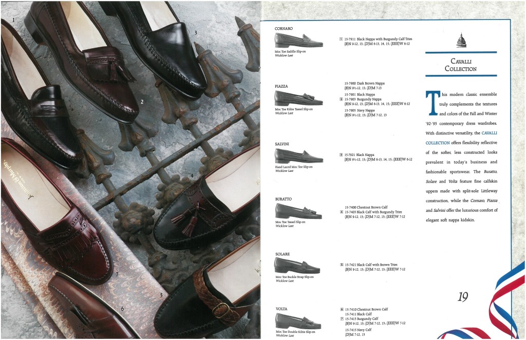 Johnston & Murphy 1992 Catalog vcleat