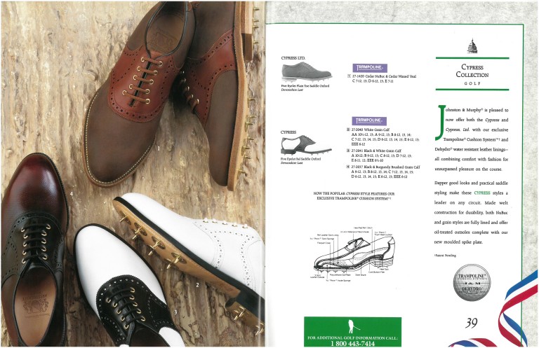 1992 Johnston & Murphy Golf Shoes