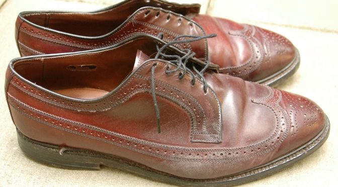 Dirty Shell Cordovan shoe