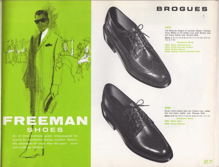 1965 Freeman Shoe Catalog