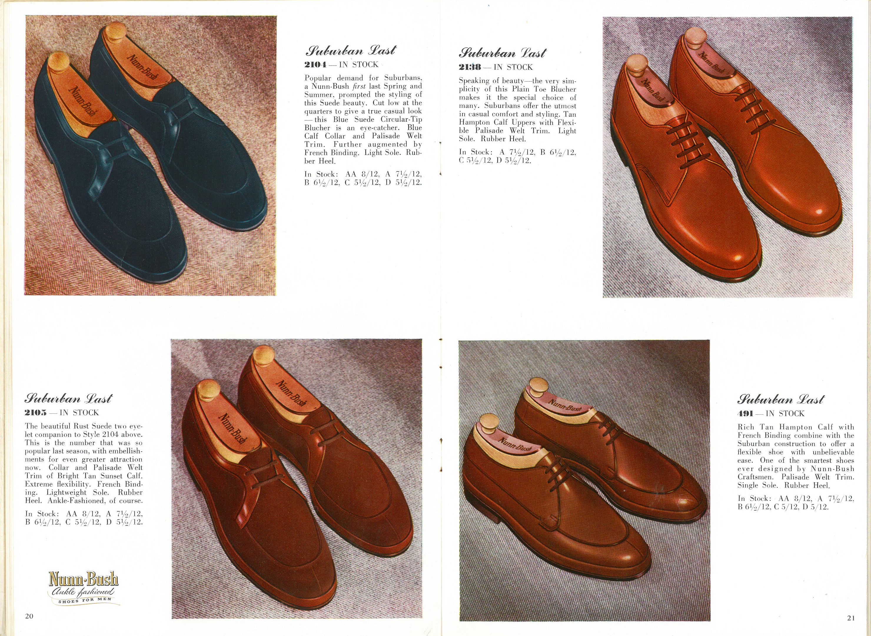 Nunn Bush 1954 Spring & Summer Catalog | vcleat