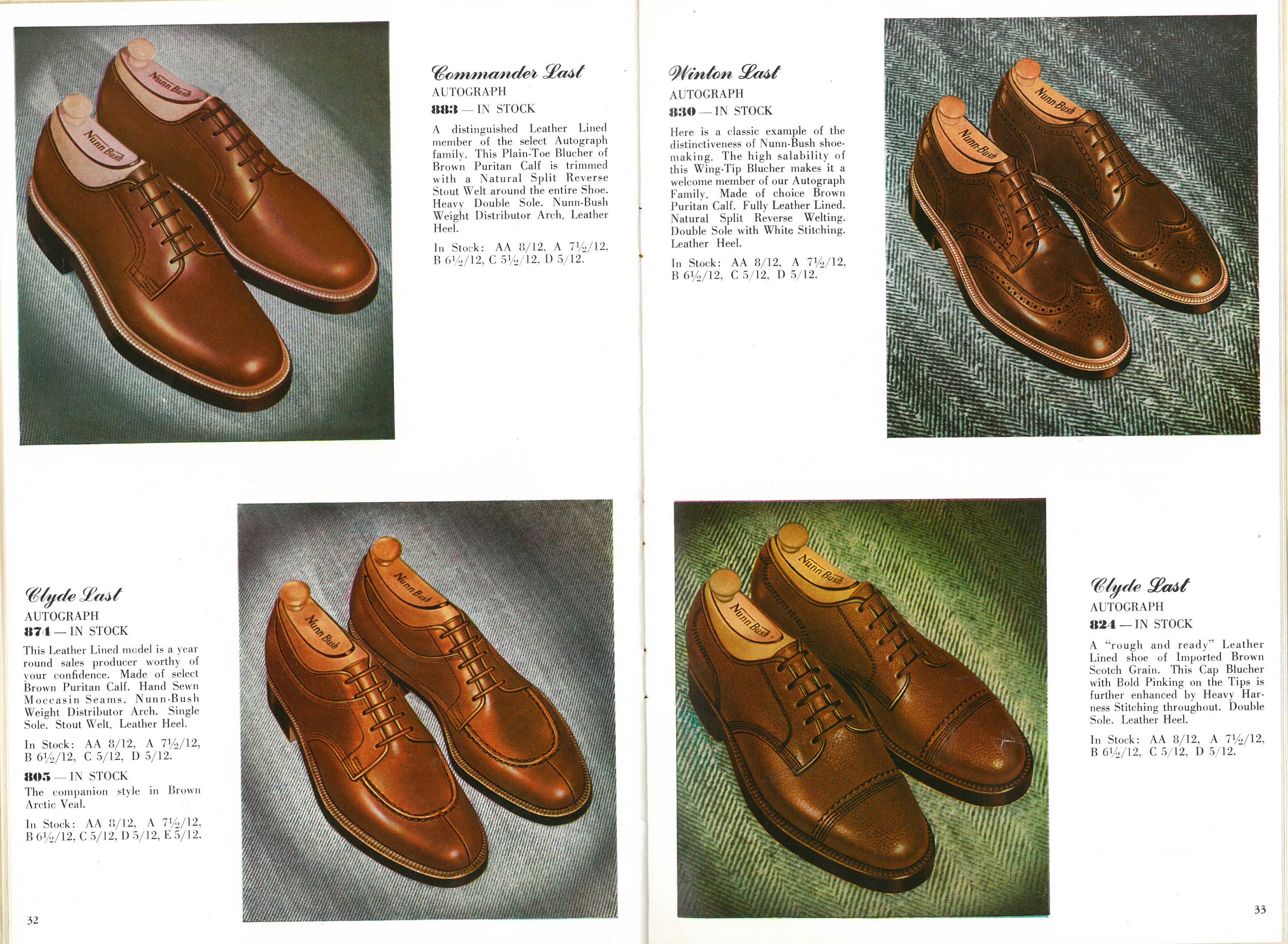 Nunn Bush 1954 Spring & Summer Catalog | vcleat