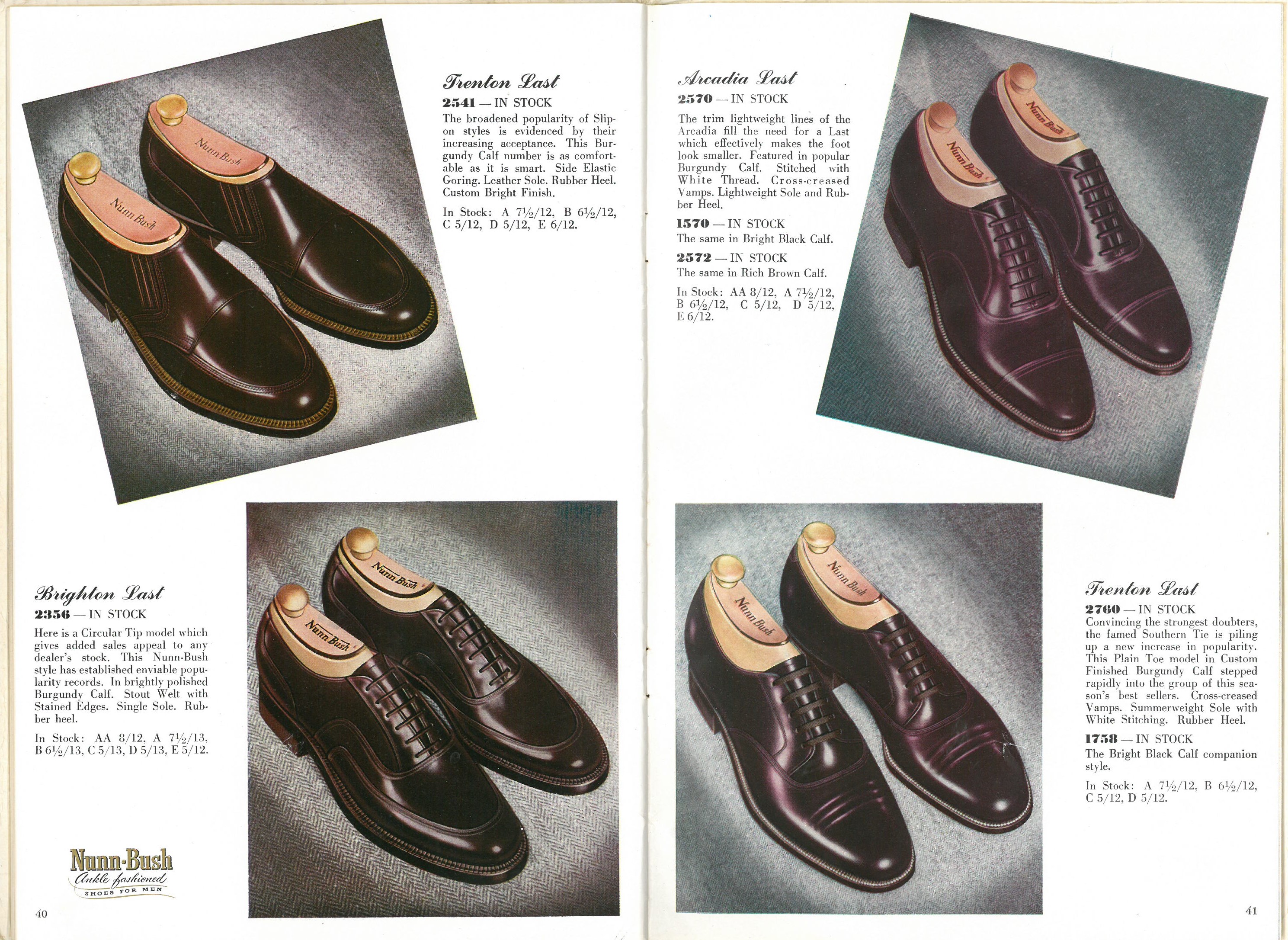 1954 Nunn Bush Catalog