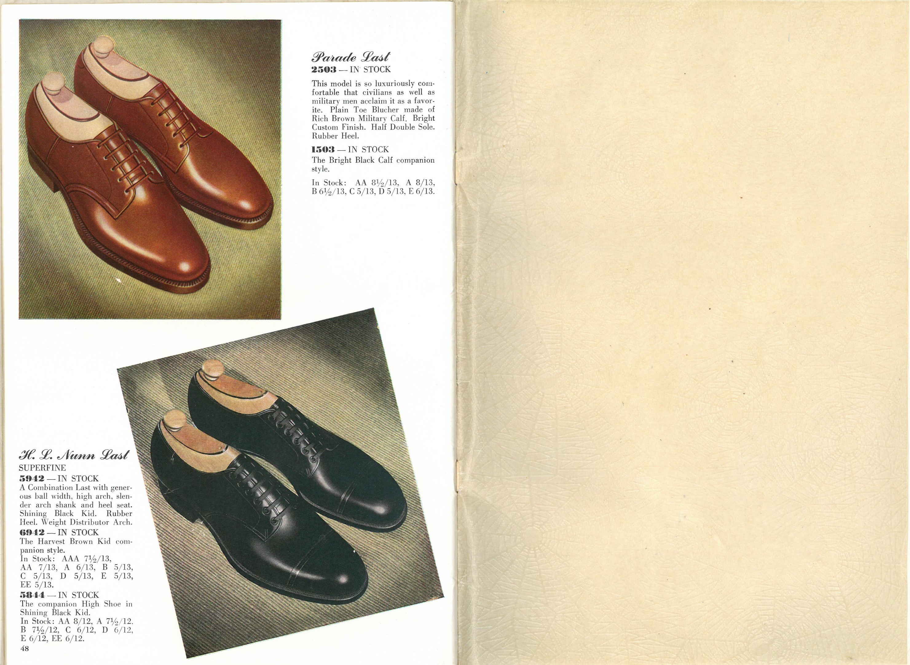 1954 Nunn Bush Catalog