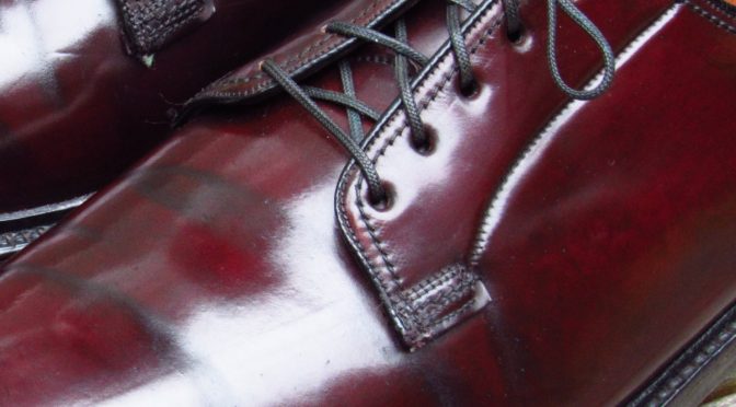 restoring shell cordovan