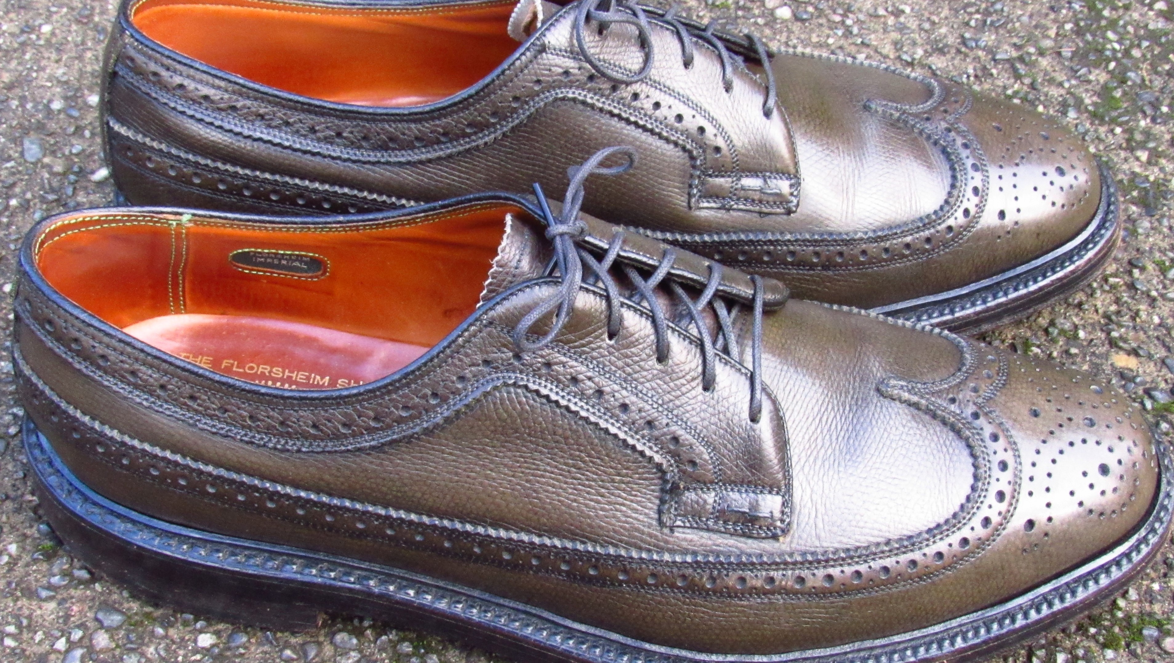 生まれのブランドで 80S FLORSHEIM IMPERIAL KENMOOR 93611 PTB ...