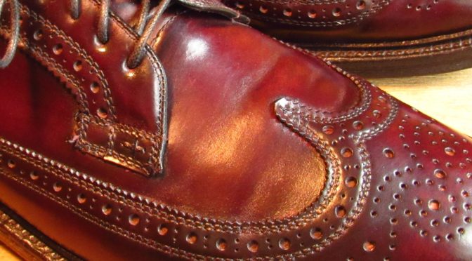 restoring shell cordovan