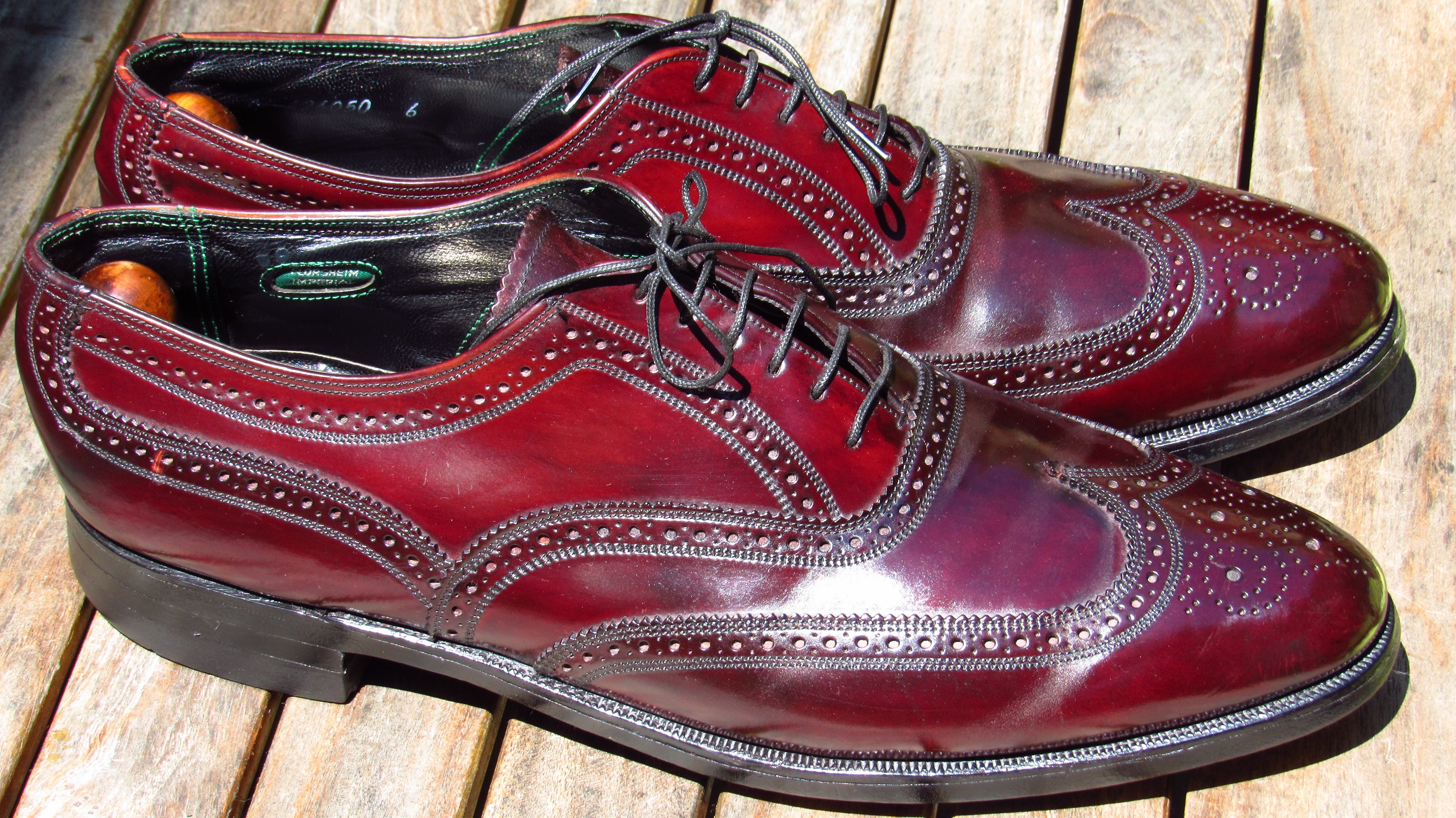 Florsheim Imperial Shell Cordovan Wingtip | vcleat Florsheim Imperial Shell Cordovan Wingtip | vcleat