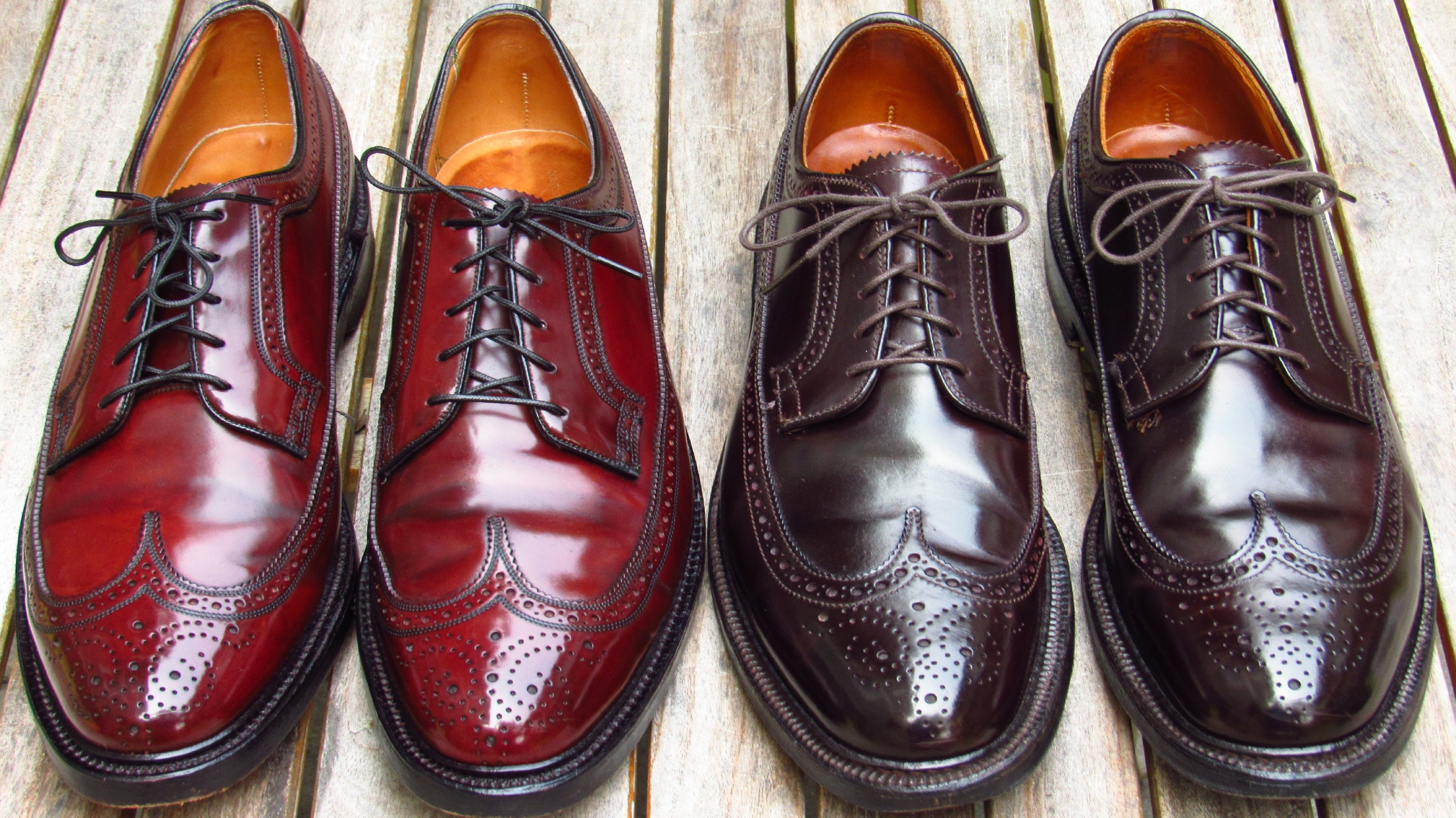 alden shell cordovan longwings