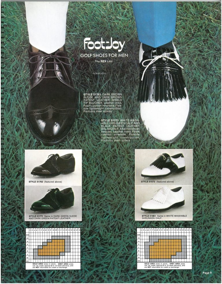 FootJoy 1970 Shoe Catalog vcleat