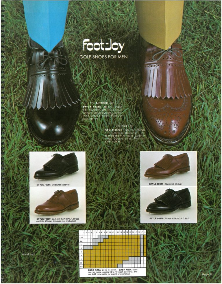 FootJoy 1970 Shoe Catalog vcleat