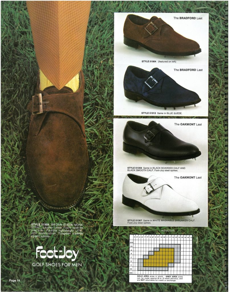 FootJoy 1970 Shoe Catalog vcleat