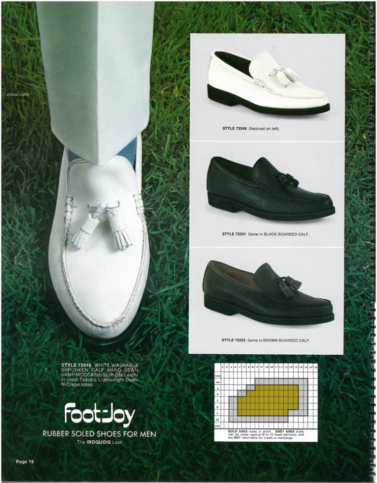 FootJoy 1970 Shoe Catalog vcleat