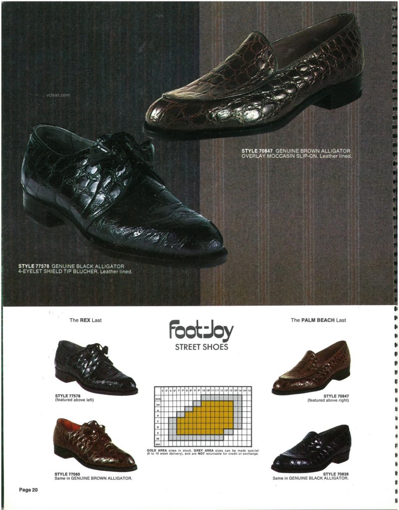FootJoy 1970 Shoe Catalog vcleat