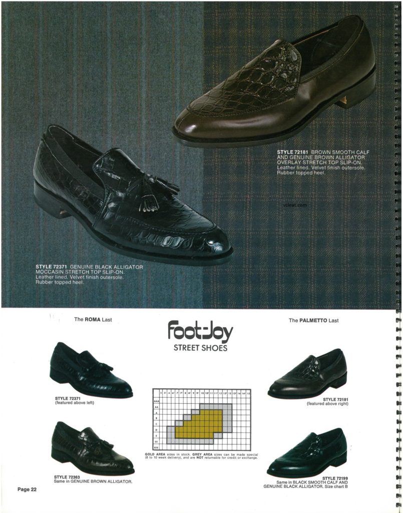 FootJoy 1970 Shoe Catalog vcleat