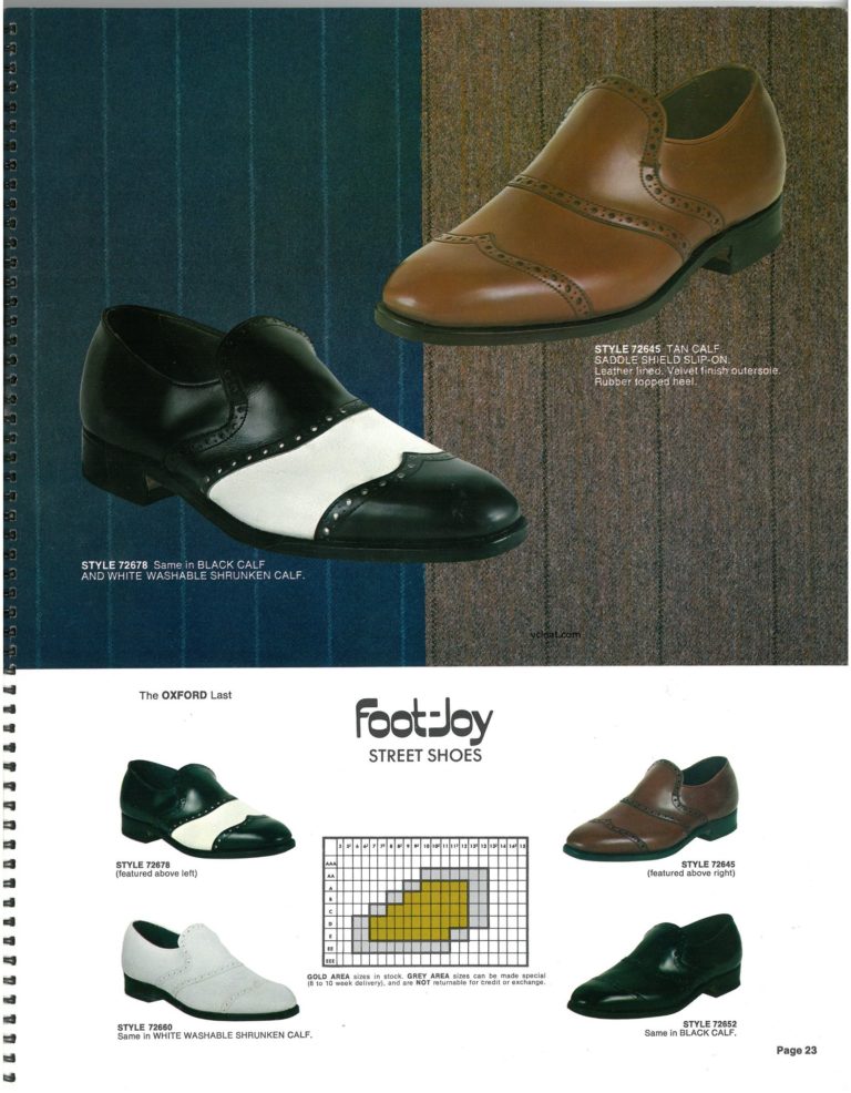 FootJoy 1970 Shoe Catalog vcleat