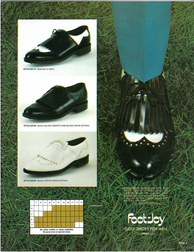 FootJoy 1970 Shoe Catalog vcleat