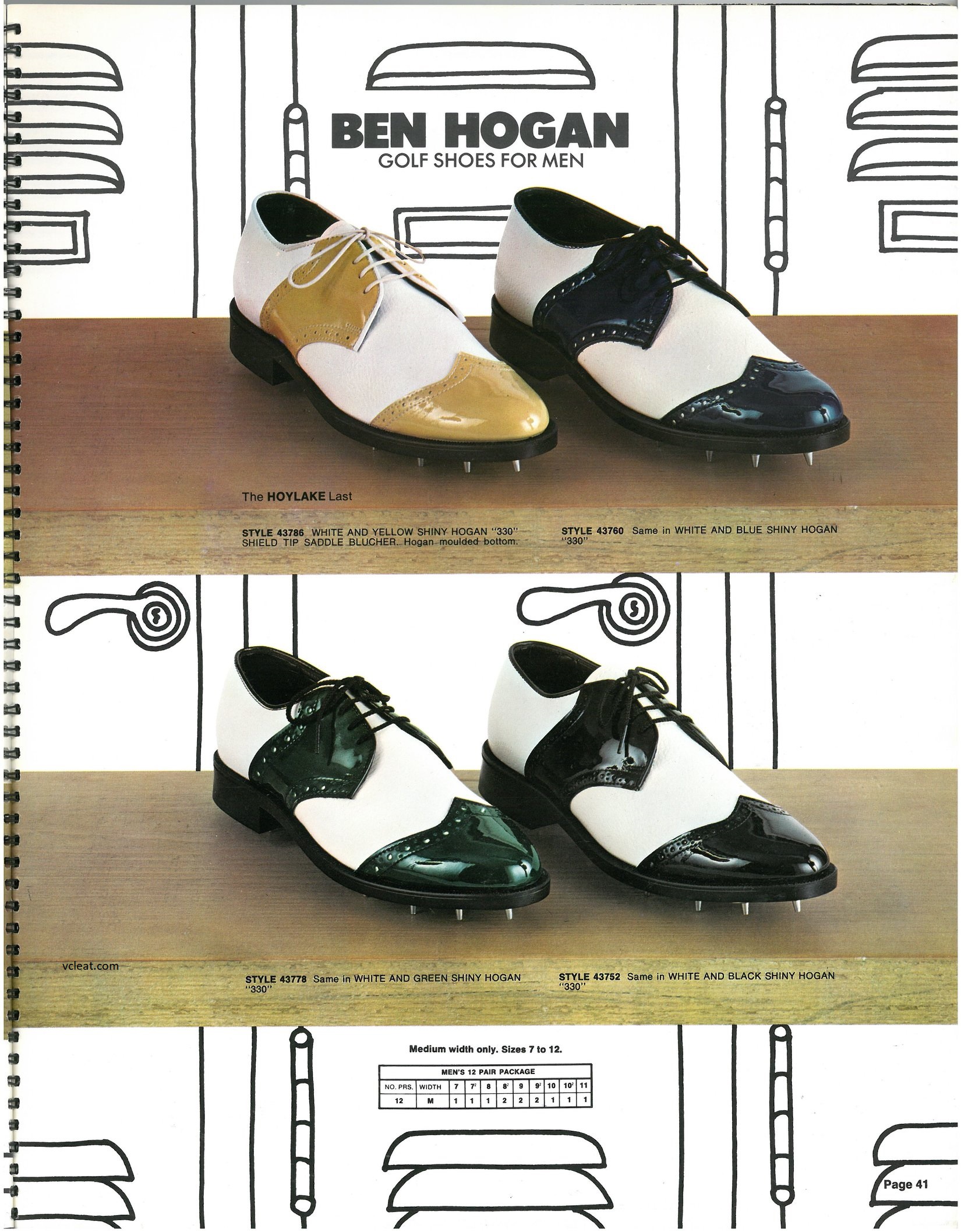 1970 Foot-Joy Ben Hogan Golf Shoes