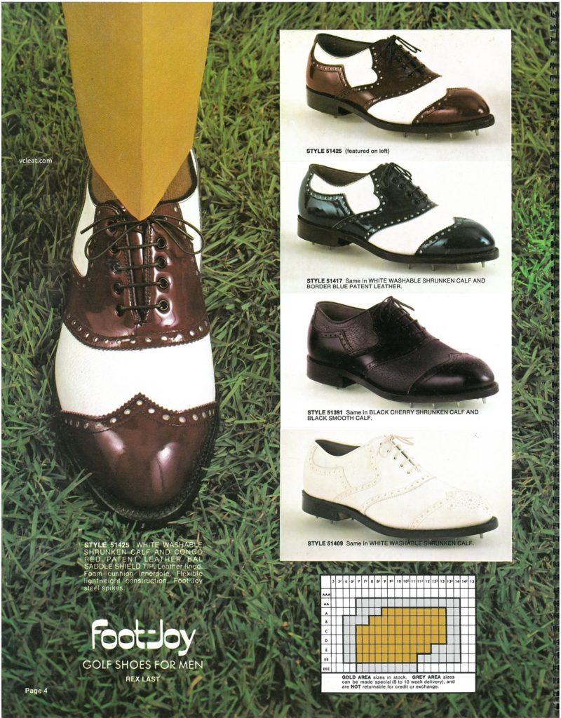 FootJoy 1970 Shoe Catalog vcleat