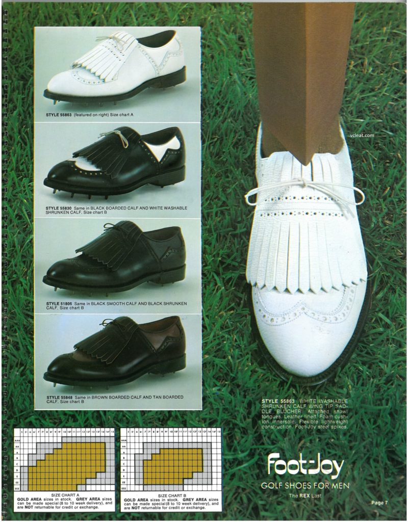 FootJoy 1970 Shoe Catalog vcleat