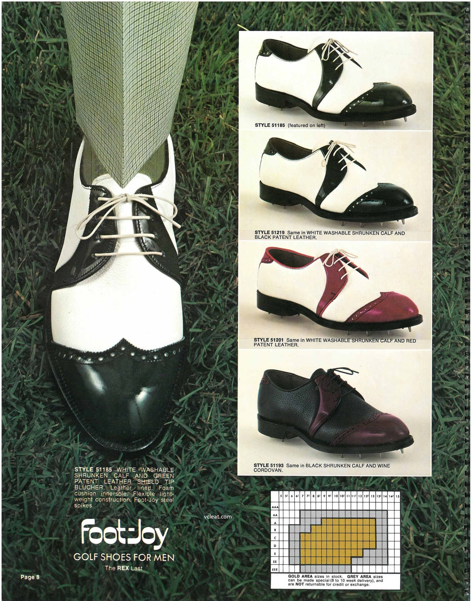 spectator golf shoes