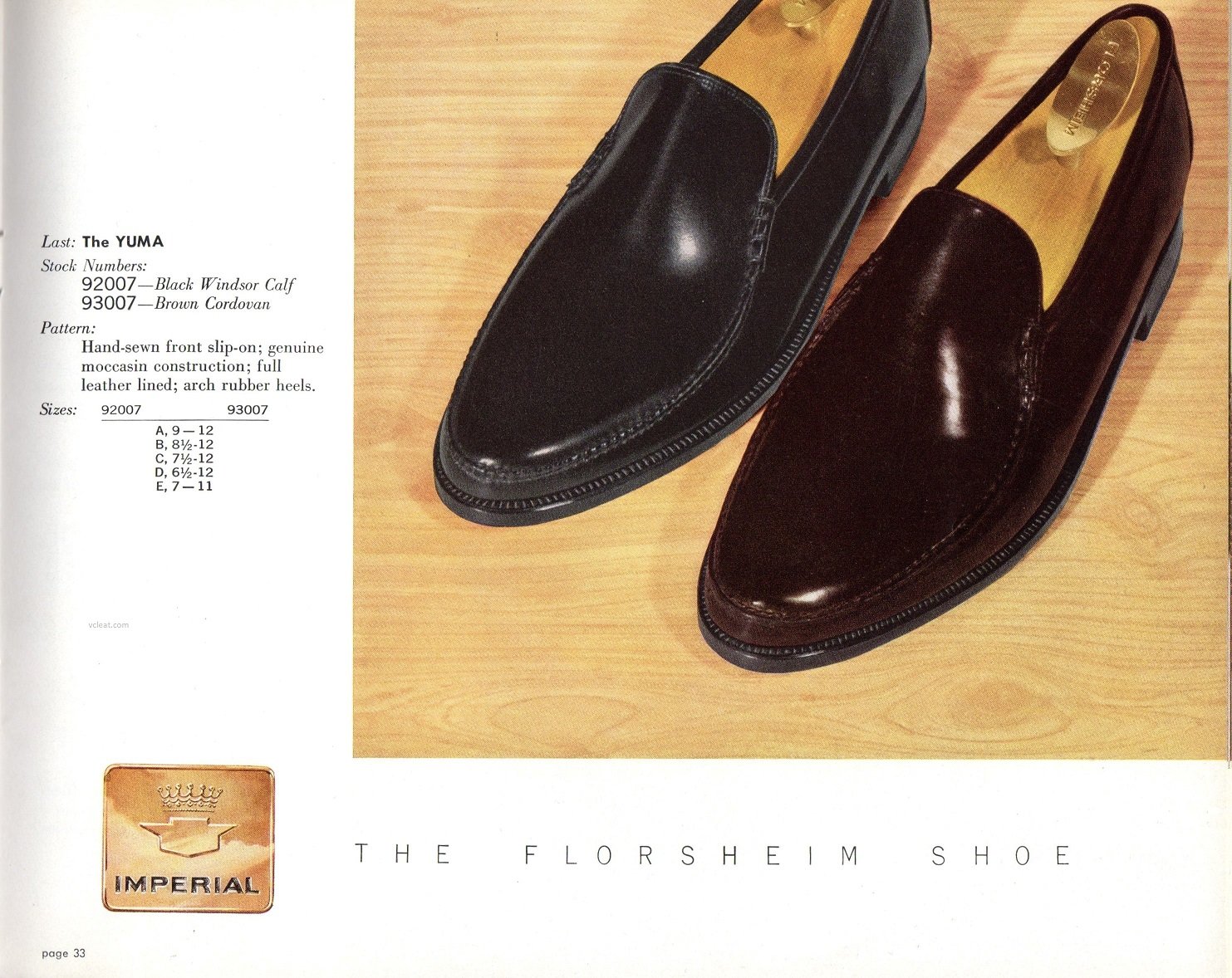 Florsheim YUMA Shell Cordovan フローシャイム